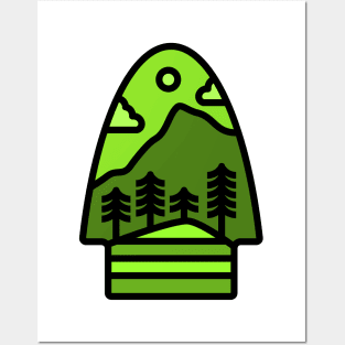 Forest and mountain Posters and Art